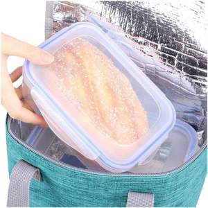 Carré 4L Fourre-Tout Isolé Sac <span class=keywords><strong>À</strong></span> Cordon Thermique Coton Toile Refroidisseur <span class=keywords><strong>Maurice</strong></span> Thème 600d <span class=keywords><strong>À</strong></span> La Mode Usine Directe En Gros - Product Image 5