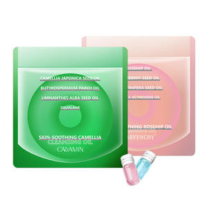 Aceite Desmaquillante Resistente al Agua, Polvo Limpiador Natural a Base de Hierbas Veganas para Piel Grasa y Sensible, Ideal para Viajes - Product Image 1