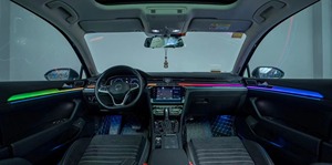 Sistema di Illuminazione Ambientale Interna per Volkswagen Magotan <span class=keywords><strong>Arteon</strong></span> <span class=keywords><strong>Passat</strong></span> B8, Luci LED Decorative per Interni - Product Image 4