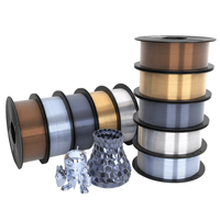 Bobine de filament PLA transparent LZK arc-en-ciel, diamètre 1,75 mm, 1 kg, pour imprimante 3D, jouets, stylo d'impression, température d'impression 180-210°C