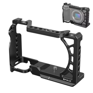 Plataforma estabilizadora de montaje de expansión de jaula de cámara de Metal de mano PU3220B para A6500 / <span class=keywords><strong>A6400</strong></span> / A6300 / A6000 - Product Image 6