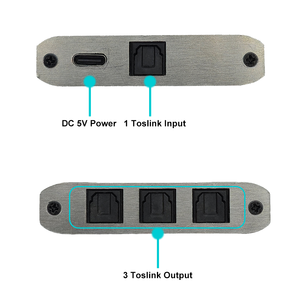 SPDIF Toslink <span class=keywords><strong>1</strong></span> in 3 Out Optischer <span class=keywords><strong>Audio</strong></span>-<span class=keywords><strong>Splitter</strong></span> für Heimkino und DVD-Player - Product Image 3