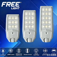 Lampu Jalan Tenaga Surya Terpadu All in One dengan Sensor dan Remote