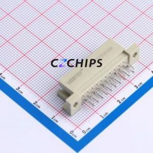 9001-37201C00A DIN41612 Connector Through hole Component (THT),P=2.54mm Connector 20P 2 2.54mm Through Hole - Product Image 2
