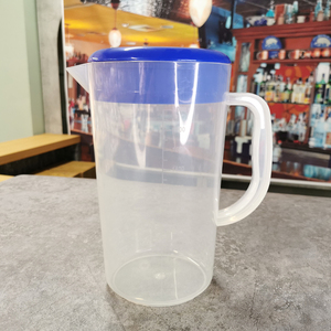 Pichet à thé au citron en polypropylène translucide de grande capacité pour <span class=keywords><strong>cantine</strong></span> et restaurant, 2000 ml, carafe à <span class=keywords><strong>eau</strong></span> en PP - Product Image 1