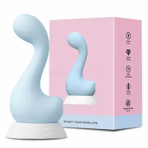 可爱的鸭乳头阴蒂刺激器吮吸振动器g点假阴茎振动器，带7个呼吸灯