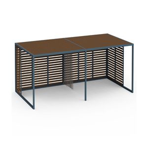 Auvent en aluminium à lames orientables ACE, facile à assembler, pour terrasse, couverture de patio, toit de carport, kits d'auvent, pergola, design Lou - Product Image 6
