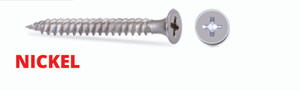 สกรูหัวเกลียวแห้งทำจากนิกเกิลสำหรับ drywall โดยส่งออกทำจากเหล็กอ่อนทนทาน - Product Image 4