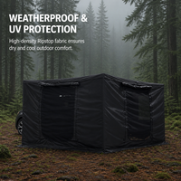Auvent latéral souple sans cadre à 270 degrés pour voiture, imperméable, pour SUV, protection solaire pour le camping, les voyages routiers et l'overlanding