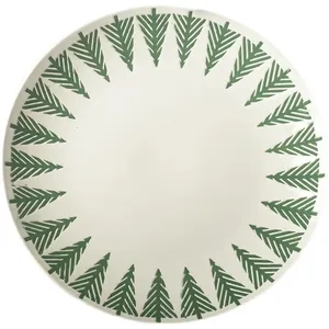 Fabricante de prato de jantar fornece design personalizado sob prato de cerâmica vitrificada porcelana colorida prato de vegetais