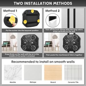 Enfants appareil intelligent musique boxe machine d'entraînement jeu électronique sac de boxe 2024 nouveau modèle masseur de gymnastique adultes - Product Image 6