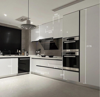 Lemari Dapur Minimalis Modern Full Aluminium dengan Panel Sarang Lebah untuk Penyimpanan Dapur Rumah