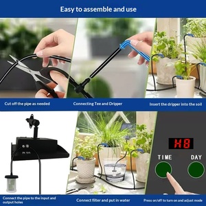 Dispositif d'arrosage automatique solaire F115 pour plantes d'intérieur et d'extérieur – Arroseur intelligent pour balcon, idéal pour les personnes pressées - Product Image 4