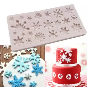 Molde de silicona para pastel, decoradores de postres de fiesta, molde de silicona en forma de estrella para hacer velas, molde de Navidad