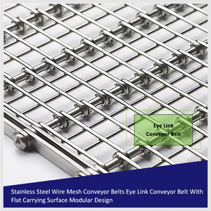 <span class=keywords><strong>Hot</strong></span> bán hải sản nhanh chóng-đóng Băng hệ thống truyền đạt 304 & 316 mắt liên kết kim loại lưới vành đai - Product Image 5