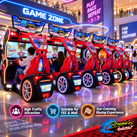 Laisiter Wholesale 42 pouces Simulateur de course automobile à monnayeur, machine de jeu d'arcade de conduite vidéo