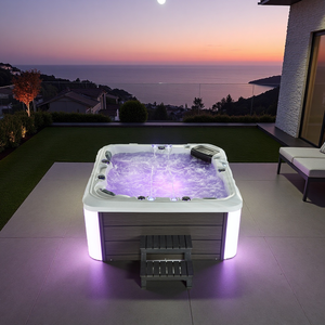 Whirlpool Outdoor 2M Masaje Bañera de hidromasaje 4 personas Lujo al aire libre Venta caliente Precio de spa rentable Bañera de hidromasaje Spa al aire libre - Product Image 1