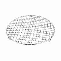 Accessoires de barbecue : Petite grille en treillis métallique antiadhésive en acier inoxydable résistante à la chaleur pour cuisson extérieure