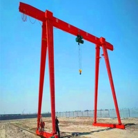 Grue à portique à poutre simple à forte capacité de charge avec télécommande sans fil