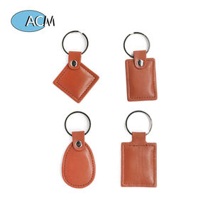 Biểu tượng tùy chỉnh PU da 13.56Mhz 1K RFID Keychain thông minh 125Khz kiểm soát truy cập <span class=keywords><strong>keyfob</strong></span> - Product Image 3