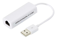 Tarjeta de Red USB LAN de Color Blanco, Chip 8152 Mini USB 2.0 a RJ45 Adaptador de Red Ethernet para PC, Portátil, Tableta
