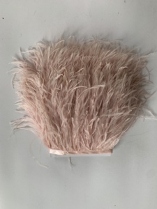 Cinta de tela para coser, adorno de plumas de avestruz con flecos para manualidades, ropa, vestido, disfraz, zapatos, accesorios, fiesta, hogar, decoración de boda - Product Image 3