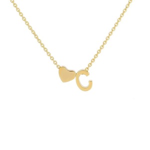 Collana a Catena Sportiva in Acciaio Inossidabile con Alfabeto Inglese e Design a Cuore per Unisex - Product Image 6