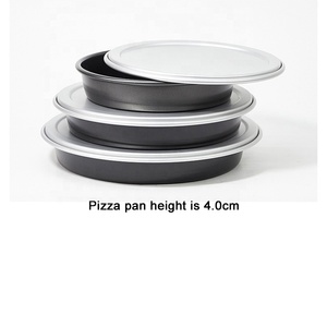 Set di Teglie per Pizza da 6 Pollici - 12 Pollici, Teglie <span class=keywords><strong>in</strong></span> Alluminio Anodizzato Duro con Coperchio per Ristoranti - Product Image 2