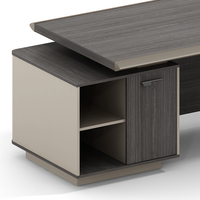 Bureau exécutif en bois de luxe moderne de fournisseur d'usine-conception modulaire extensible pour la maison ou l'immeuble de bureaux