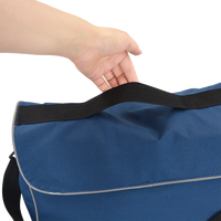 Sac bandoulière bleu JCMED, nouveau modèle, trousse de premiers secours et de survie avec fournitures médicales d'urgence essentielles