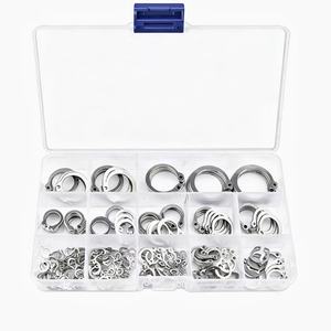 Anillos de Retención de Acero Inoxidable, Anillos de Retención con Dientes Externos Lisos, Anillos de Retención Tipo C para Ejes de Automóviles - Product Image 1