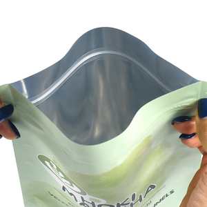 Pochette debout incassable refermable personnalisée avec conception pour sacs d'emballage en plastique de poudre de Matcha 500g - Product Image 5