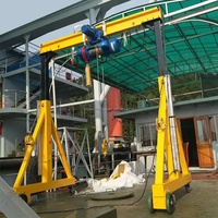 Mini-grue portique électrique légère de 1, 2, 3, 5, 10 tonnes pour entrepôt et atelier