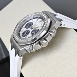 Orologio da Polso Unisex in Acciaio Inossidabile con Cinturino in Gomma, Resistente all'Acqua <span class=keywords><strong>100</strong></span> Bar, Modello Subacqueo Tourbillon 7750 Automatico Meccanico - Product Image 3