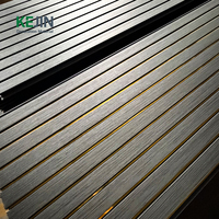 Paneles de Techo de PVC de 9 Ranuras, Impermeables, de Alta Calidad, para Uso Comercial en Centros Comerciales, Panel de Pared de PVC Impermeable para Decoración Interior del Hogar