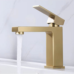 Sang Trọng Trung Quốc Chiết Giang Giá Rẻ Nước Nóng Và Lạnh Thép Không Gỉ 304 Ngắn Cơ Thể Duy Nhất Xử Lý Lạnh Lưu Vực Vòi Nước - Product Image 2