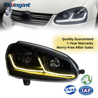 Suitable for 03-11 Volkswagen Golf 5th Generation High 5MK5 Upgraded and Modified High 7.5 Headlights with Dual Color Flow Light