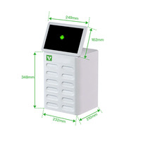 Bornes de recharge interactives intelligentes, plateforme de gestion IoT, affichage numérique, location de batteries externes