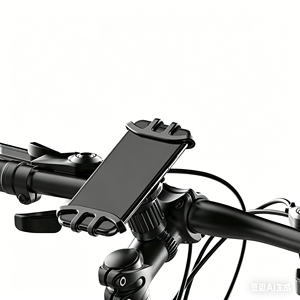 Soporte Flexible Antichoque para Teléfono de Bicicleta Eléctrica, Brazo Mecánico de Material ABS, Altura Ajustable, Antirrobo y Anticorrosión para Ciclismo - Product Image 1