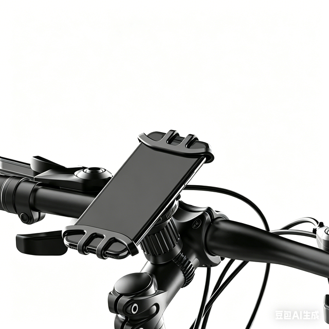 Flexible Shockproof Electric Bike Phone Mount Mechanical Arm ABS Material Adjustable Height Anti-Theft Anti-Corrosion for Riding