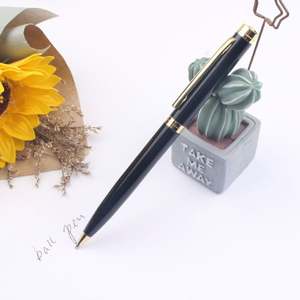 Stylo bille métallique en acier inoxydable Waterman Shell Inkless Messmer Sample Twist Hero plaqué or carbone - Product Image 4