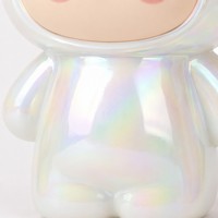 Porte-clés Pendentif Mignon Dessin Animé Figurine Humaine Kawaii en Acrylique Imprimé UV avec Cordon Tressé, Breloque de Sac Tendance