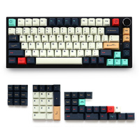 Cinq côtés Dye-Sub GMK Metropolis Keycaps Pbt 129 touches Cherry Profile Keycaps pour clavier mécanique 61/87/104/108 Mx Switch