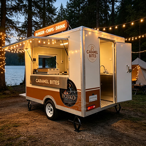 Fully Equipped Coffee Heavy Duty Dessert Food Truck DOT Catering Trailer - Product Image 1