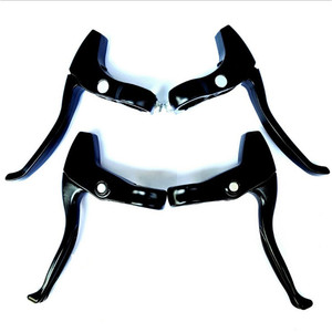 Palanca de Freno para Bicicleta de Montaña, de Aleación de Aluminio, Negra, Ligera, Accesorios para Frenos de Disco, Palancas de Manillar de Tres Dedos - Product Image 2