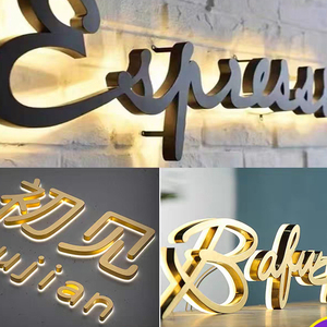 Letras 3D Grandes para Publicidad Comercial, Letrero Exterior para Tienda, Multicolores, Independiente/de Pared, Decoración Direccional - Product Image 4