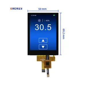 จอแอลซีดีขนาดเล็ก 2.8 นิ้วพร้อมแผงสัมผัส TFT แสงแดดอ่านได้ LCD โมดูล TFT LCD