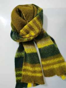 Bufanda de lana colorida para mujer en invierno, nuevo chal de moda y cálido, bufanda de felpa <span class=keywords><strong>Mahai</strong></span> de sensación de gama alta - Product Image 5