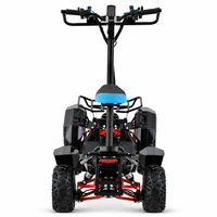 Trottinette électrique à vitesse réglable pour enfants, adultes, adolescents, divertissement familial, sûre, 4 roues, avec batterie amovible et siège