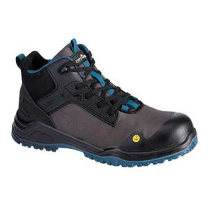 PORTWEST - FE01BTE42 FX2 Bevel Composite Mid Boot S3S ESD SR FO Black/Teal-EAN 5036108401147 BOTAS DE SEGURIDAD - Product Image 1